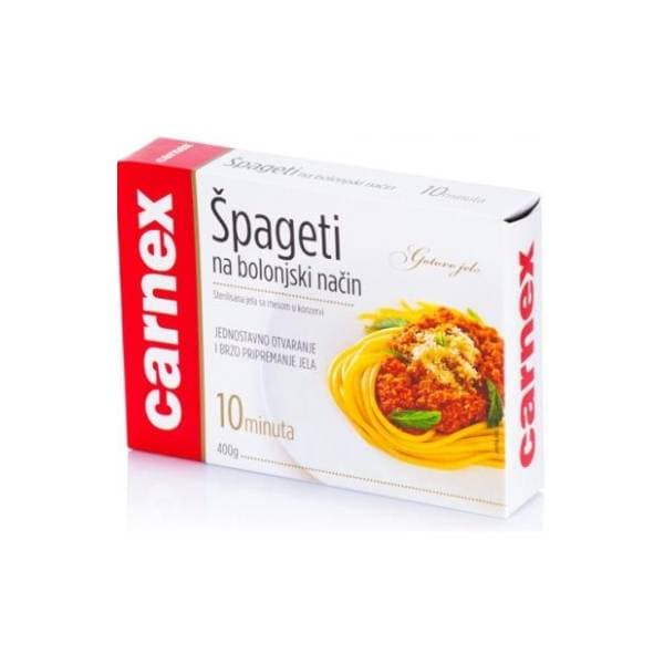 CARNEX Špageti na bolonjski način 400g 0
