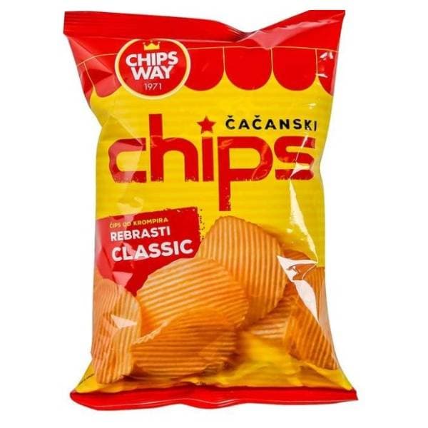 CHIPS WAY Classic rebrasti 90g 0