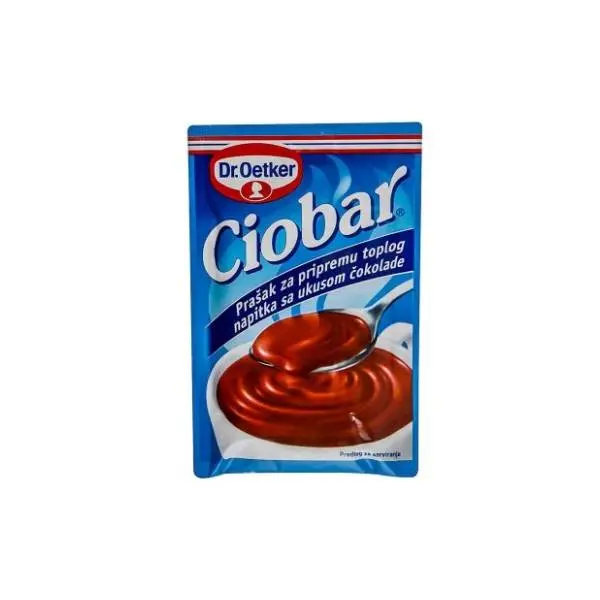 CIOBAR topla čokolada crna 25g Dr.Oetker 0