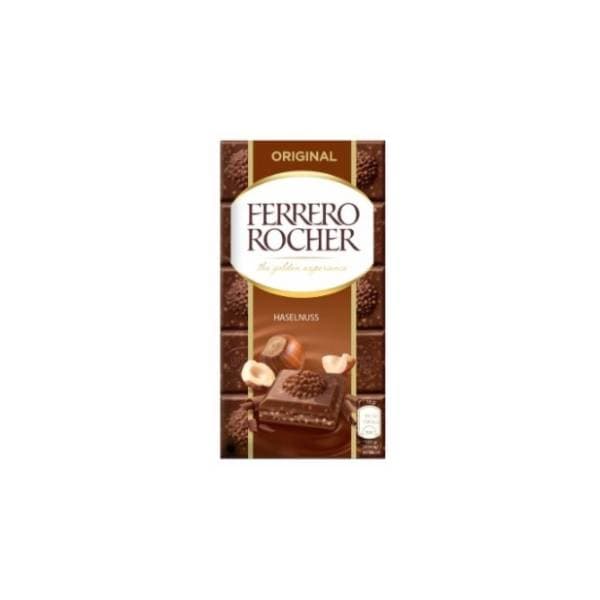 Čokolada FERRERO ROCHER lešnik 90g 0