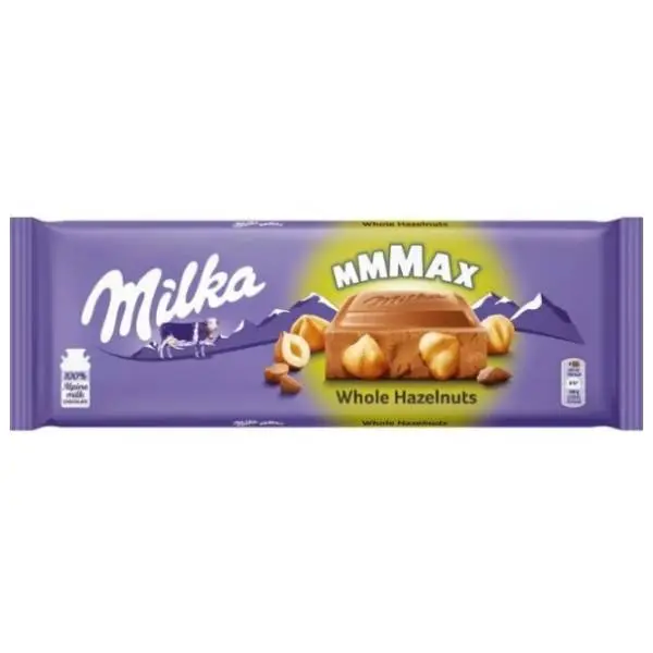 Čokolada MILKA celi lešnici 270g 0