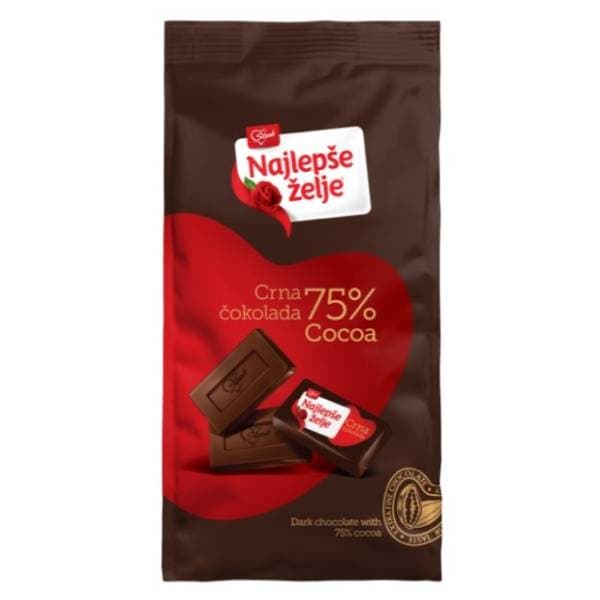 Čokolada ŠTARK Najlepše želje Mini Crna 150g 0