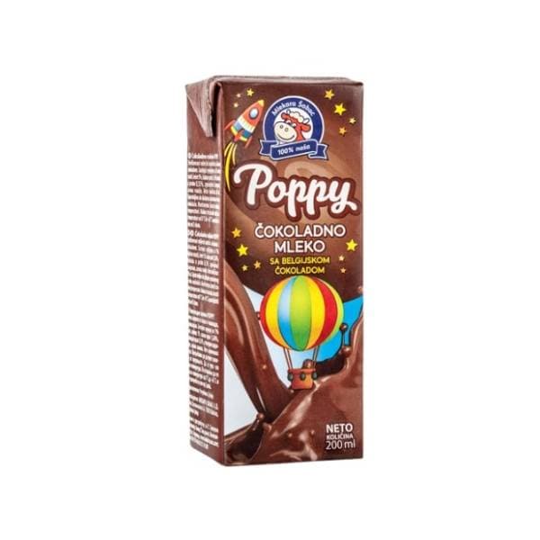 Čokoladno mleko POPPY 200ml 0