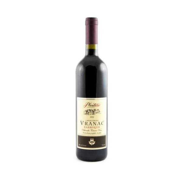 Crno vino PLANTAŽE Vranac Barrique 0,75l 0
