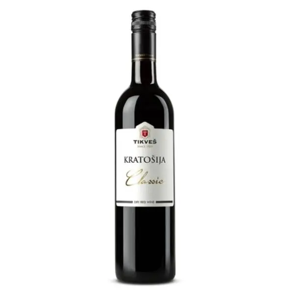 Crno vino TIKVEŠ Kratošija 750ml 1