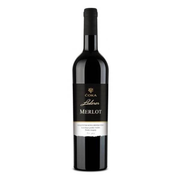 Crno vino VINARIJA ČOKA Lederer Merlot 0,75l 0