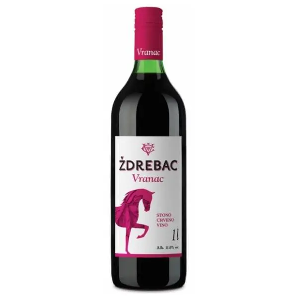Crno vino VINARIJA ČOKA Ždrebac Vranac 1l 0