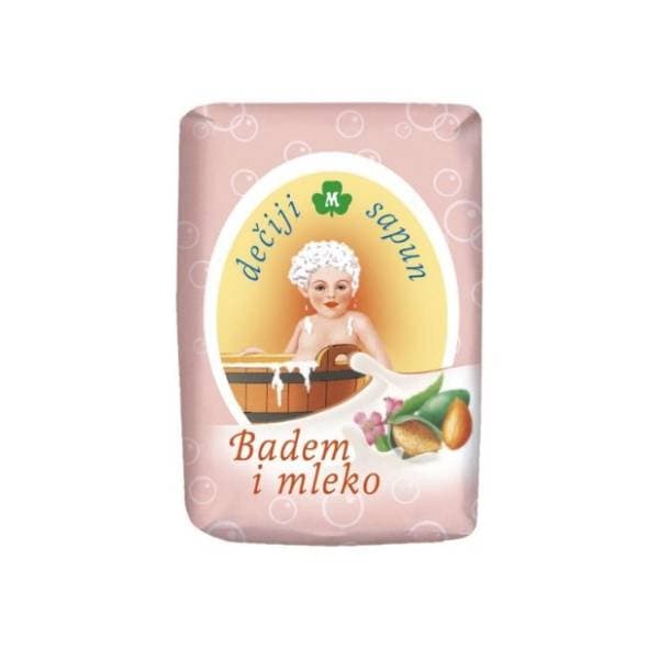Dečiji sapun MERIMA Badem i mleko 87g 0