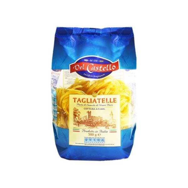 Testenina DEL CASTELLO Tagliatelle 500g 0