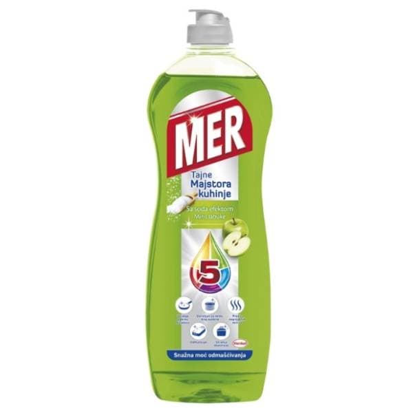 Deterdžent za posuđe MER jabuka 750ml 0