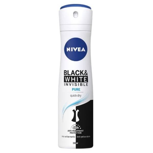 Dezodorans NIVEA black&white pure 150ml 0