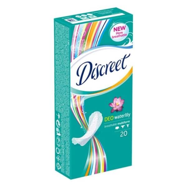 DISCREET Deo Waterlilly ulošci 20kom 0