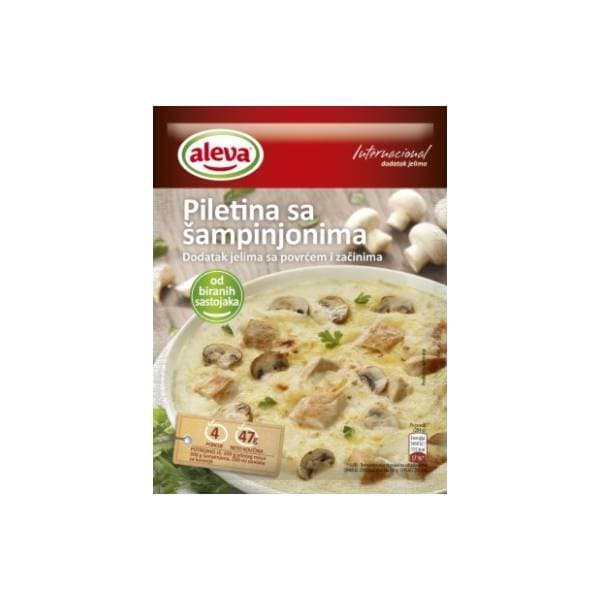 Dodatak ALEVA za piletinu sa šampinjonima 47g 0