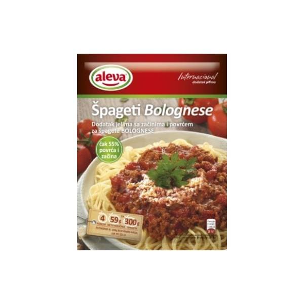 Dodatak ALEVA za špagete Bolognese 59g 0
