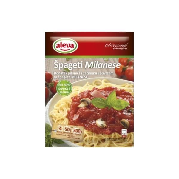 Dodatak ALEVA za špagete MIlanese 50g 0