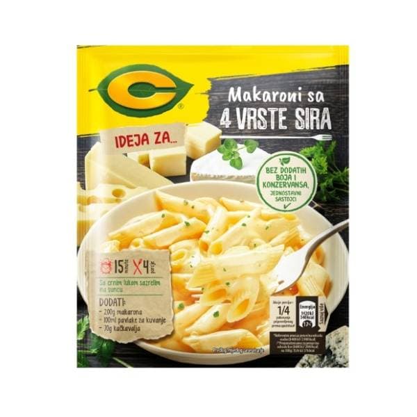 Dodatak C Makaroni 4 sira 30g 0