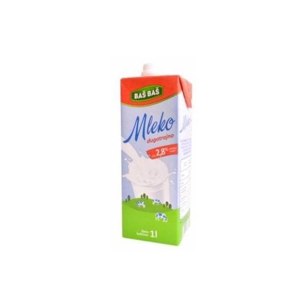 Dugotrajno mleko BAŠ BAŠ 2,8%mm 1l 0