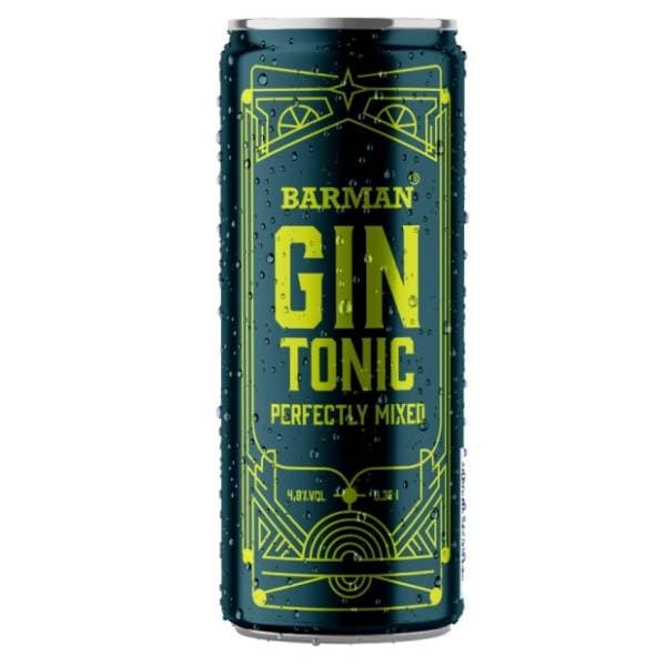 Džin tonik BARMAN 330ml 0