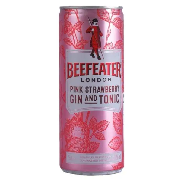 Džin tonik BEEFEATER pink limenka 0,25l 0