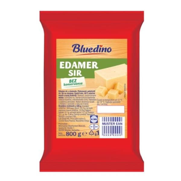 Edamer BLUEDINO 800g 0