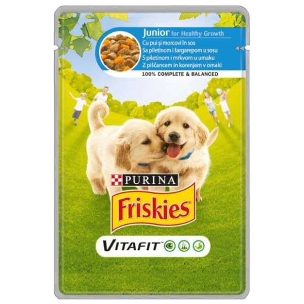 FRISKIES Junior piletina i šargarepa 100g 0