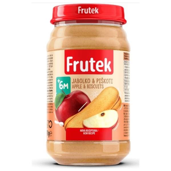 FRUTEK kašica jabuka keks 190g 0
