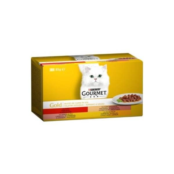 GOURMET Gold piletina 4x85g 0