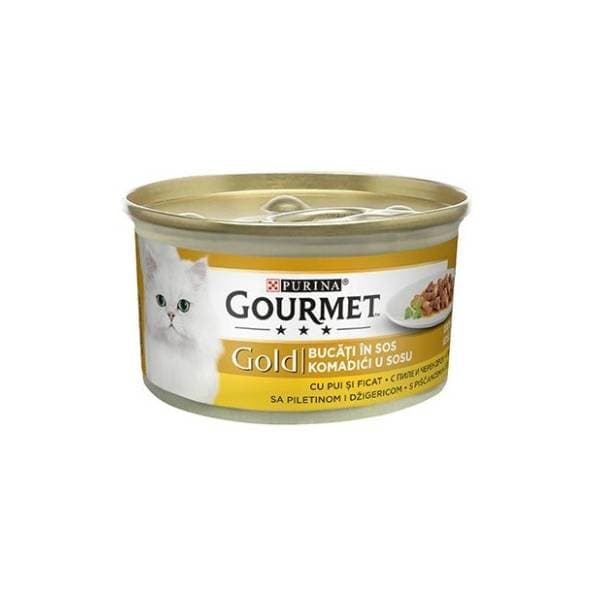 GOURMET Gold piletina i džigerica 85g 0