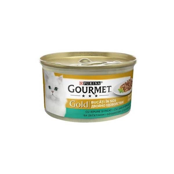 GOURMET Gold zečetina i džigerica 85g 0