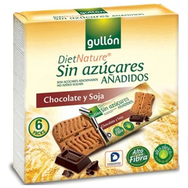 GULLON keks snack soja čokolada 144g 0