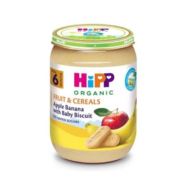 HIPP kašica jabuka banana keks 190g 0