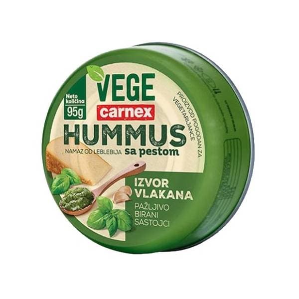 Hummus CARNEX Vege pesto sos 95g 0