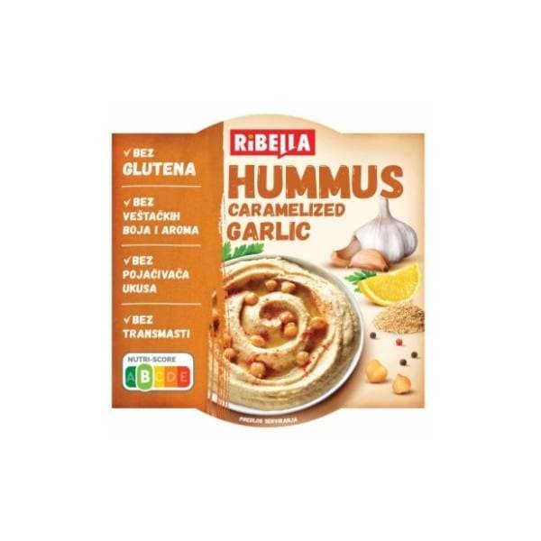 Hummus RIBELLA karamelizovani luk 200g 0