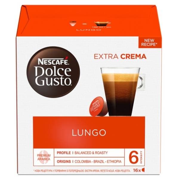 Instant kafa NESCAFE Dolce Gusto caffe Lungo 112g 0