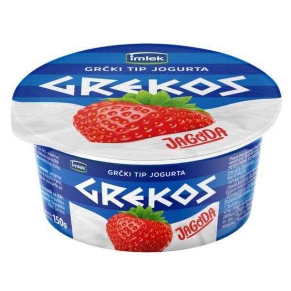Jogurt GREKOS jagoda 150g 0
