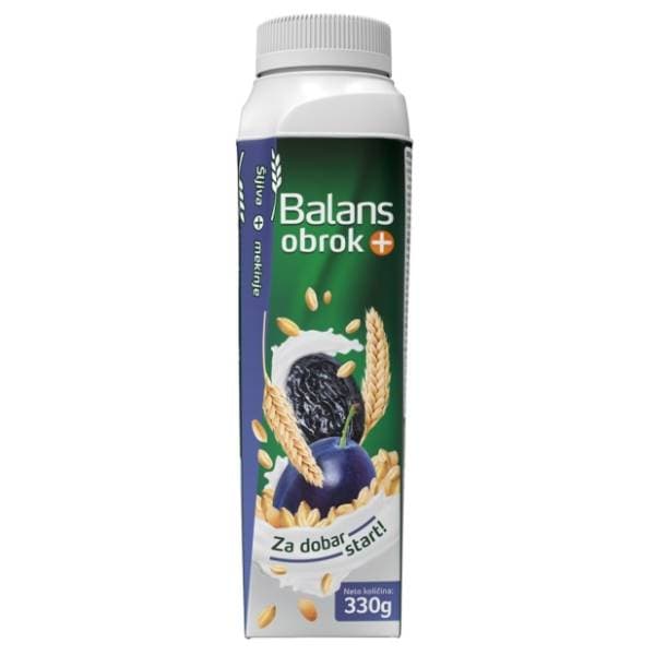 Jogurt IMLEK Balans+ šljiva žitarice 1%mm 330ml 0
