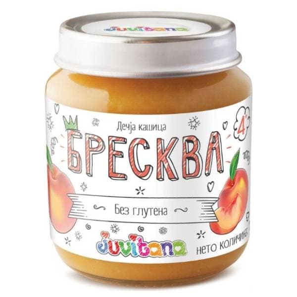 JUVITANA kašica breskva 128g 0