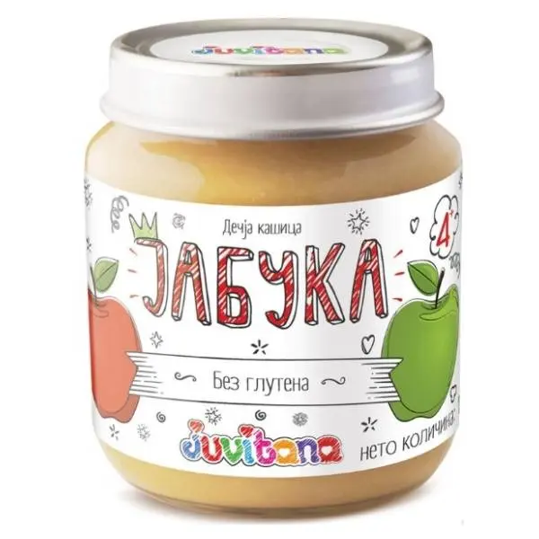 JUVITANA kašica jabuka 128g 0