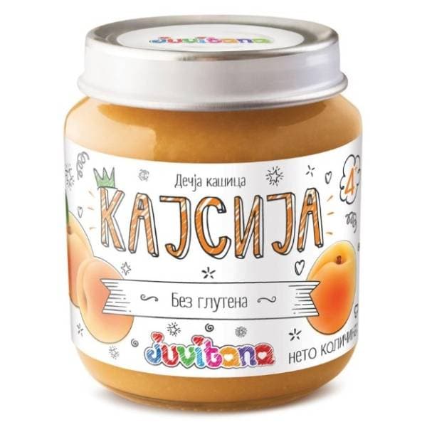 JUVITANA kašica kajsija 128g 0