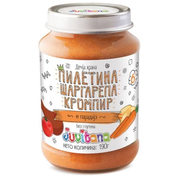 JUVITANA kašica piletina šargarepa krompir 190g 0