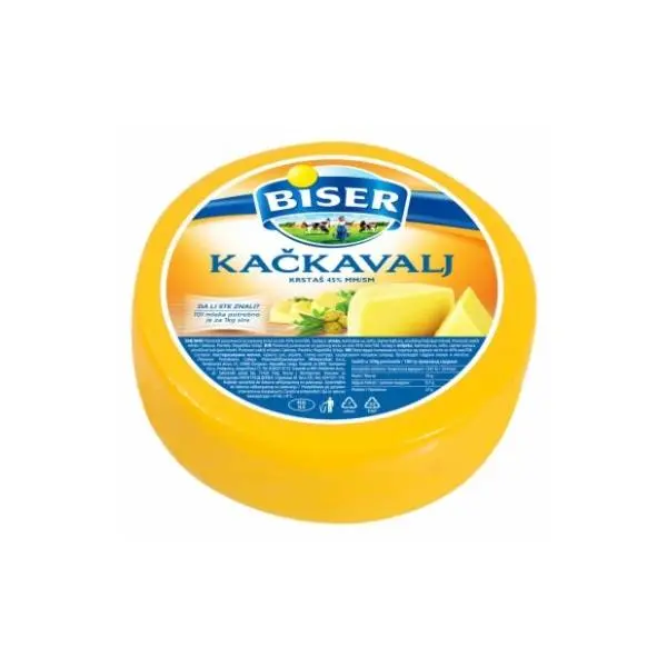 Kačkavalj BISER 45%mm 1kg 0