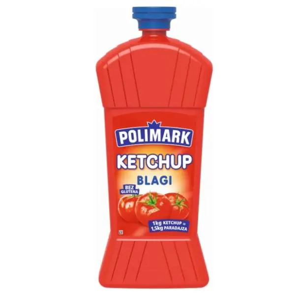 Kečap POLIMARK blagi boca 1kg 0