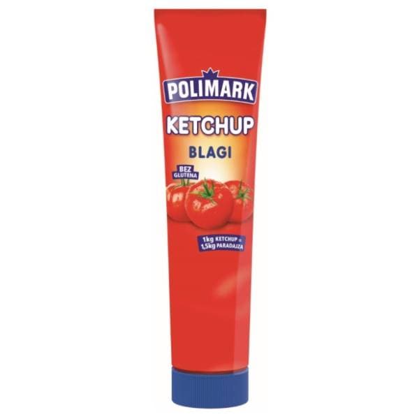 Kečap POLIMARK blagi tuba 190g 0