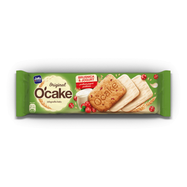 Keks JAFFA O'cake brusnica & jogurt 152g 0