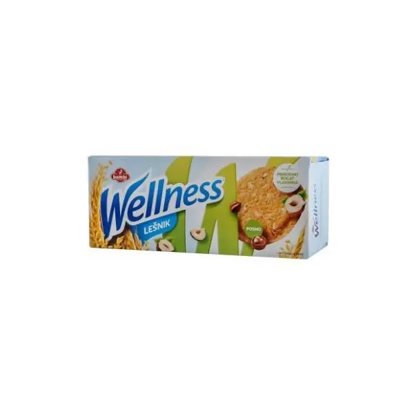 Keks WELLNESS Lešnik 210g 0