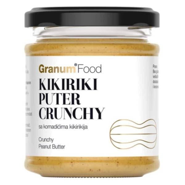 Kikiriki puter GRANUM crunchy 170g 0