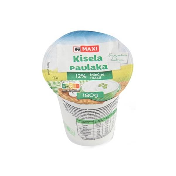 Kisela pavlaka PREMIA 12%mm 180g 0