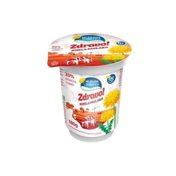 Kisela pavlaka ZDRAVO 20%mm 180g 0