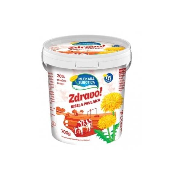 Kisela pavlaka ZDRAVO 20%mm 700g 0