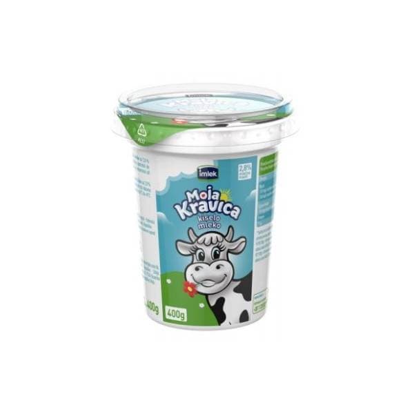 Kiselo mleko IMLEK Moja kravica 2,8%mm 400g 0